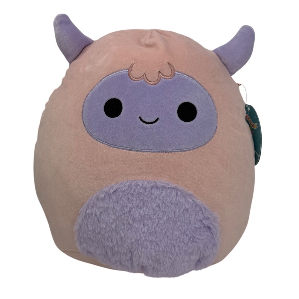 Squishmallows Ronalda the Yeti Pink Monster Bigfoot Plush 12" Kellytoy 2023